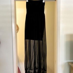 Emerald Sundae Strapless Lace Formal Dress